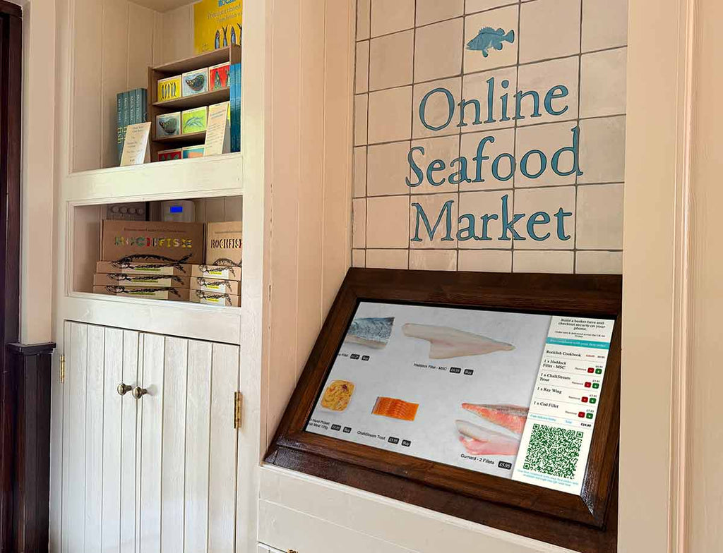 Online Seafood Market - in store fishmonger at Lyme Regis restaurant