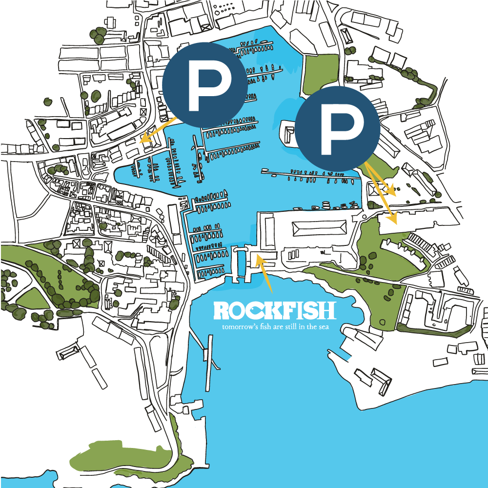 Parking in Plymouth near Rockfish