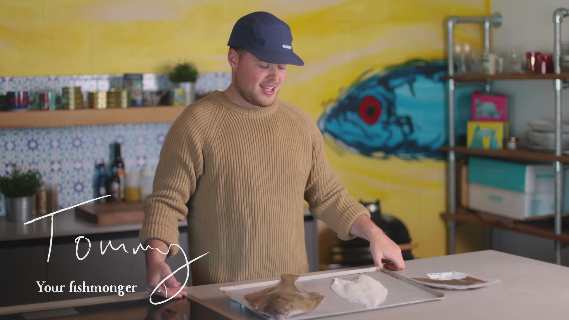 Tommy the fishmonger talking about how Rockfish prepare Plaice fillet