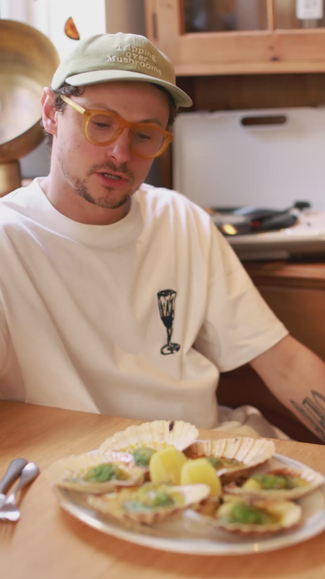 Ben Tonks from the Seahorse cooks a classic dish of scallops roasted in the half shell from the Seahorse