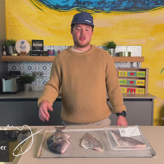 Tommy our fishmonger talking about black bream fillet