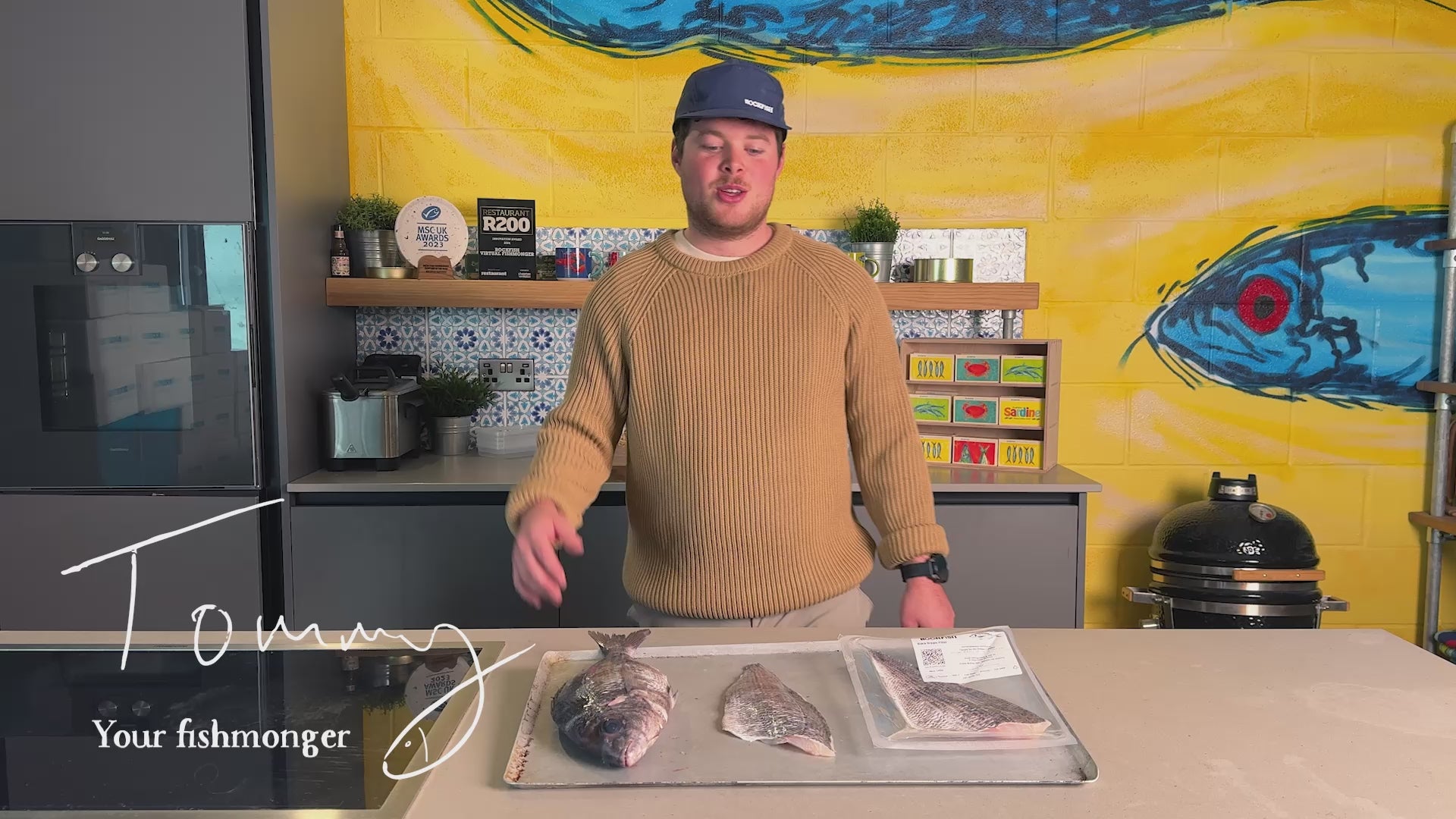 Tommy our fishmonger talking about black bream fillet