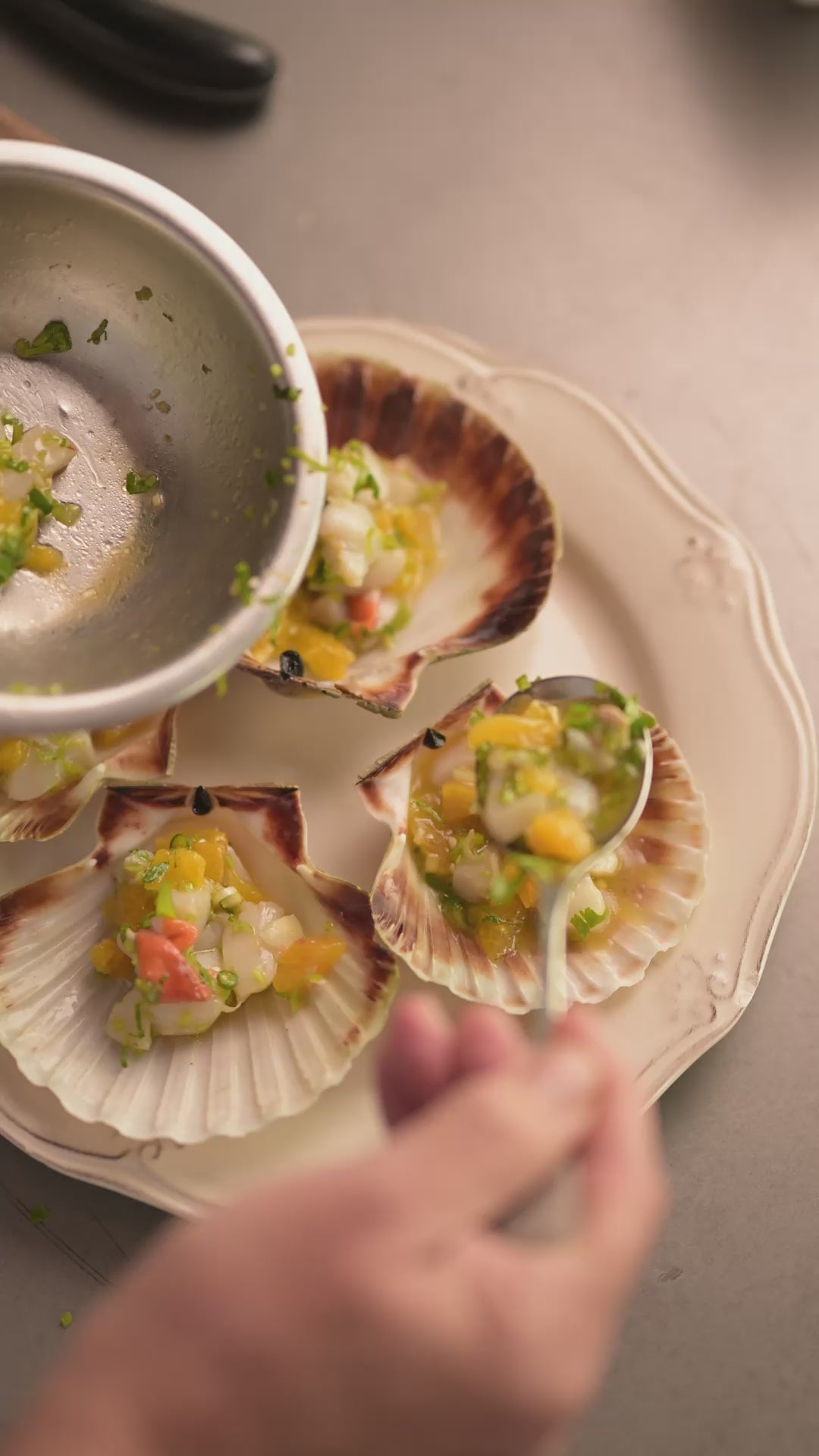 Scallop ceviche tips from Mark Hix