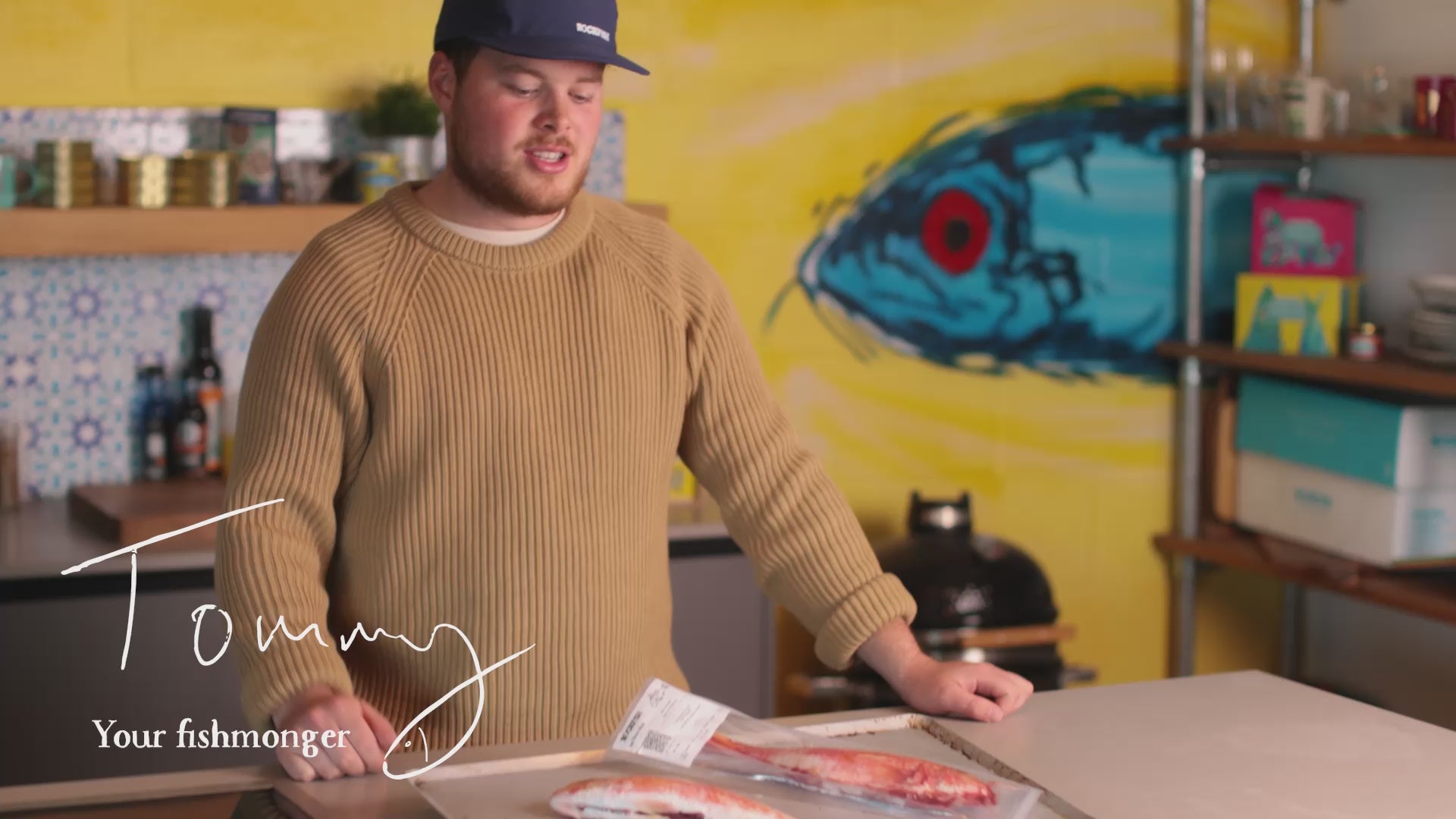Tommy our fishmonger shows us how we prepare wild red mullet for nationwide delivery ready for you to cook at home