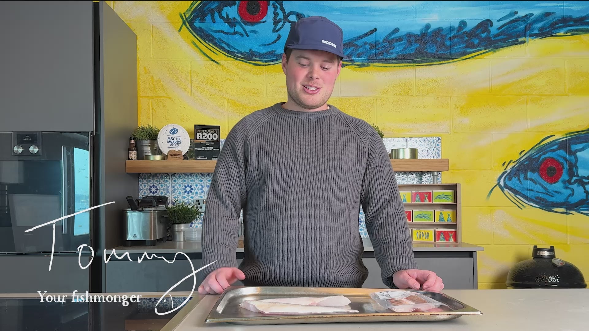 Gurnard fIllet as it is prepared by Rockfish and sent to your home ready to be cooked