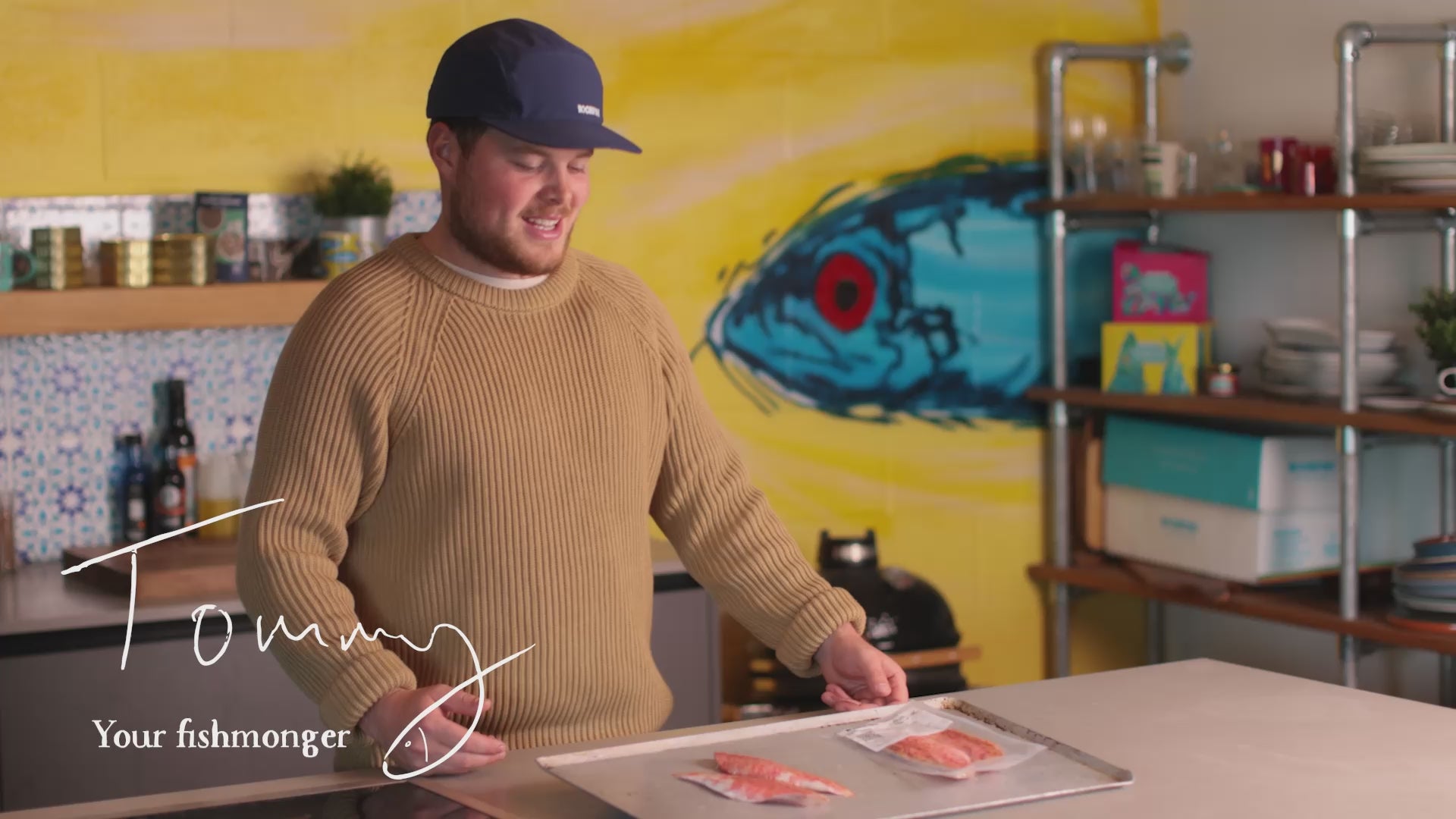 Tommy our fishmonger talks about wild red mullet fillets, how we prepare them to be sent across the uk to be cooked at home.