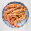 Wild Atlantic shell-on prawns
