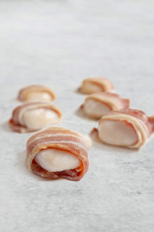 Rockfish scallops wrapped in bacon - the perfect christmas side dish - mobile