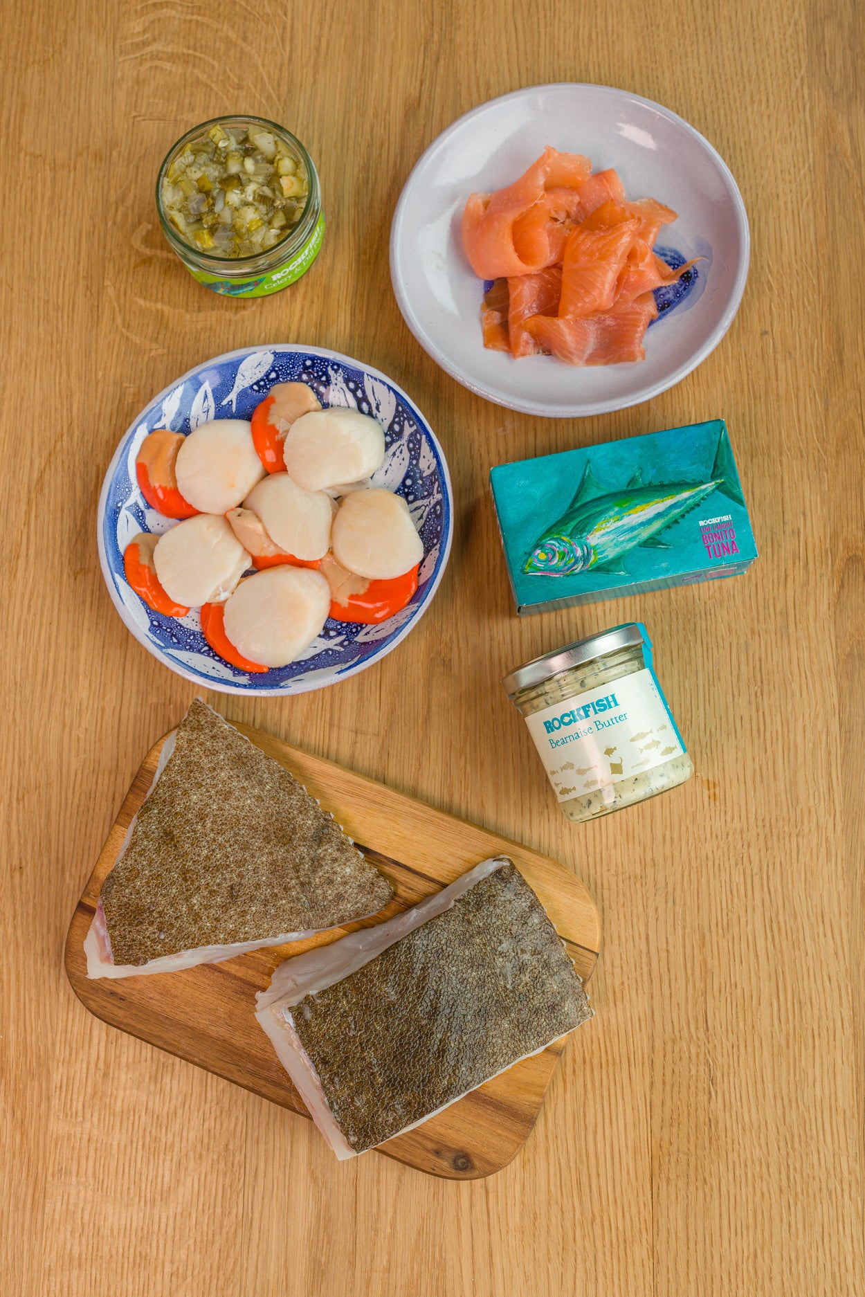 Turbot & Scallop Box Rockfish