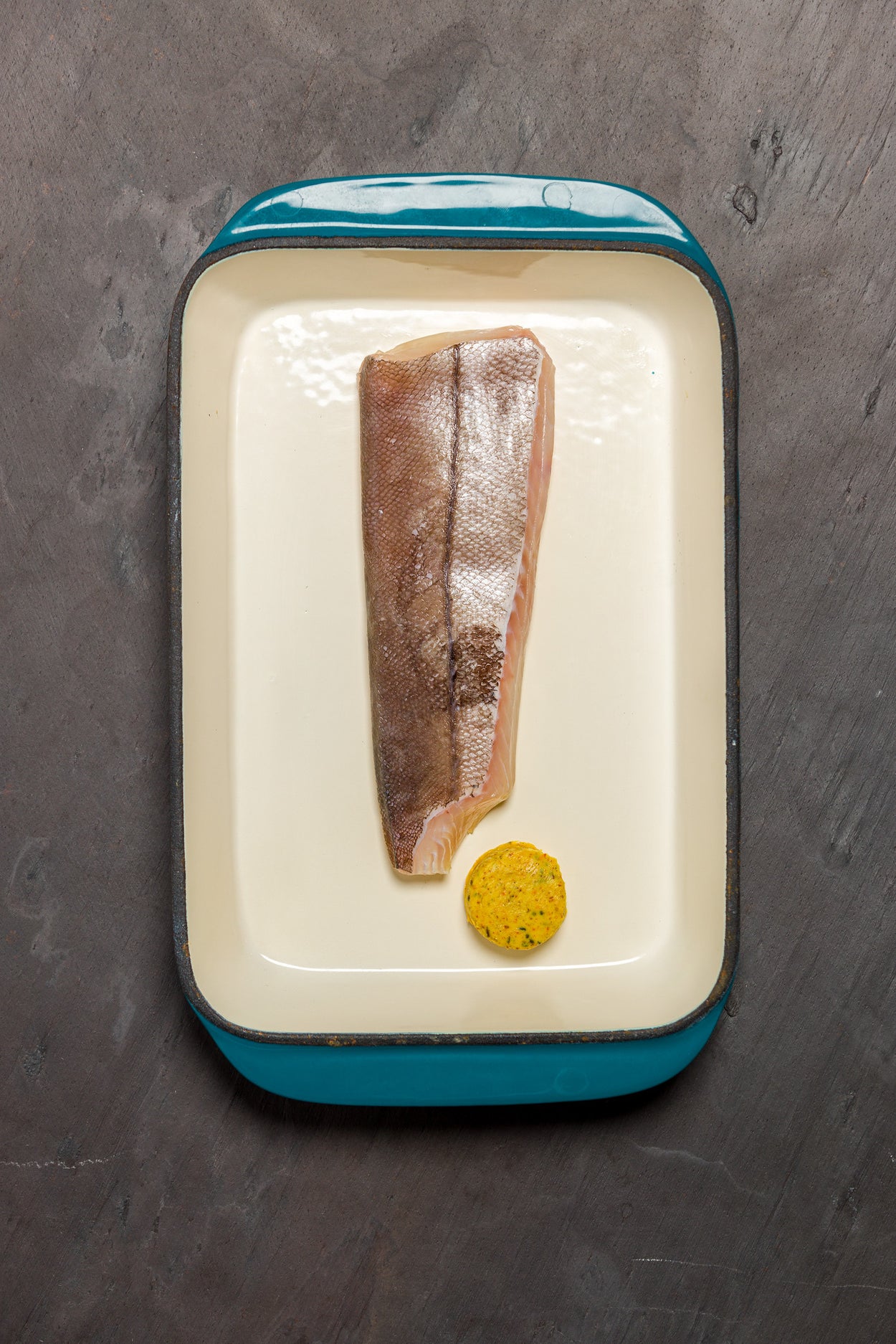 Smoked Haddock with Kedgeree Butter Rockfish